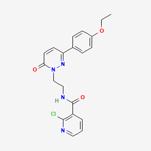 2-chloro-N-(2-(3-(4-ethoxyphenyl)-6-oxopyridazin-1(6H)-yl)ethyl)nicotinamide