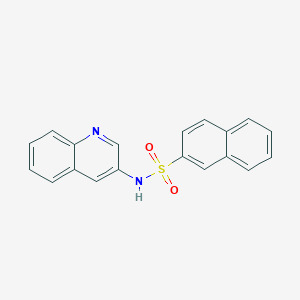 Naphthalene-2-sulfonamide, N-(3-quinolyl)-