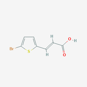 molecular formula C7H5BrO2S B2596599 (E)-3-(5-Bromothiophen-2-YL)acrylic acid CAS No. 50868-68-3