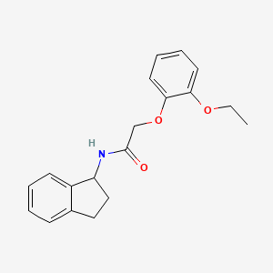 N-(2,3-dihydro-1H-inden-1-yl)-2-(2-ethoxyphenoxy)acetamide