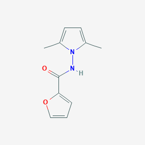 molecular formula C11H12N2O2 B2596618 N-(2,5-二甲基-1H-吡咯-1-基)-2-呋喃酰胺 CAS No. 92316-75-1