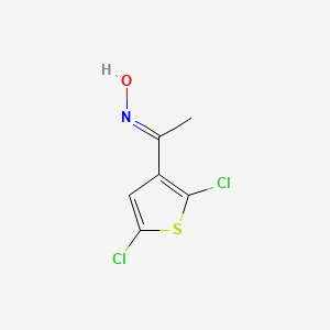 (E)-N-[1-(2,5-dichlorothiophen-3-yl)ethylidene]hydroxylamine