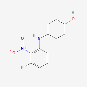 (1R,4R)-4-(3-Fluoro-2-nitrophenylamino)cyclohexanol