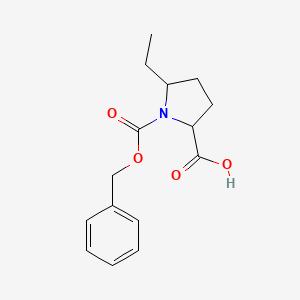 5-Ethyl-1-phenylmethoxycarbonylpyrrolidine-2-carboxylic acid