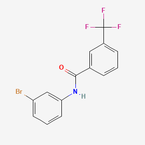 molecular formula C14H9BrF3NO B2596676 N-(3-bromophenyl)-3-(trifluoromethyl)benzamide CAS No. 710310-54-6