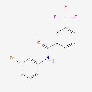 molecular formula C14H9BrF3NO B2596676 N-(3-溴苯基)-3-(三氟甲基)苯甲酰胺 CAS No. 710310-54-6