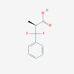 (2S)-3,3-Difluoro-2-methyl-3-phenylpropanoic acid