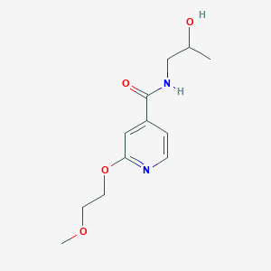 N-(2-hydroxypropyl)-2-(2-methoxyethoxy)isonicotinamide