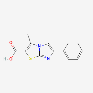 3-Methyl-6-phenylimidazo[2,1-b][1,3]thiazole-2-carboxylic acid