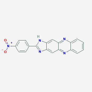 molecular formula C19H11N5O2 B259669 2-(4-nitrophenyl)-1H-imidazo[4,5-b]phenazine 