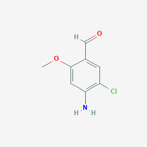 4-Amino-5-chloro-2-methoxybenzaldehyde