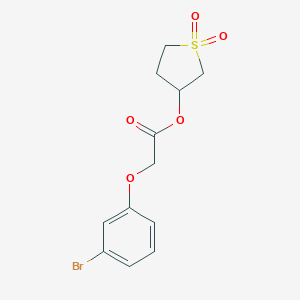 1,1-Dioxidotetrahydro-3-thienyl (3-bromophenoxy)acetate