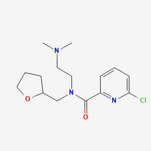 6-Chloro-N-[2-(dimethylamino)ethyl]-N-(oxolan-2-ylmethyl)pyridine-2-carboxamide
