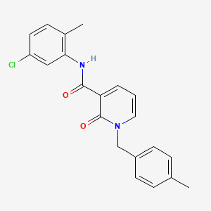 N-(5-chloro-2-methylphenyl)-1-(4-methylbenzyl)-2-oxo-1,2-dihydropyridine-3-carboxamide