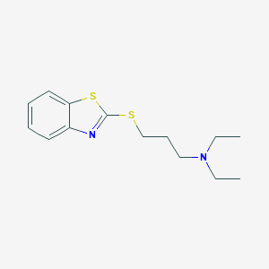 3-(1,3-benzothiazol-2-ylsulfanyl)-N,N-diethylpropan-1-amine