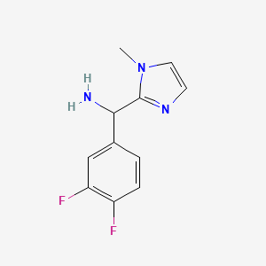 (3,4-Difluorophenyl)(1-methyl-1H-imidazol-2-YL)methanamine