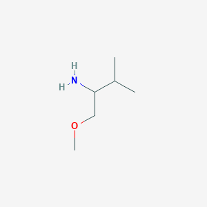 molecular formula C6H15NO B2596831 1-Methoxy-3-methylbutan-2-amine CAS No. 127180-89-6