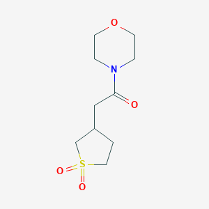 2-(1,1-dioxothiolan-3-yl)-1-morpholin-4-ylethanone