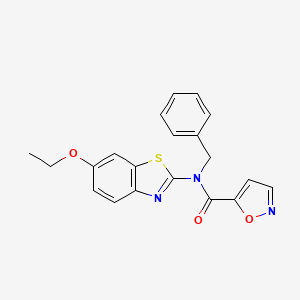 N-benzyl-N-(6-ethoxybenzo[d]thiazol-2-yl)isoxazole-5-carboxamide
