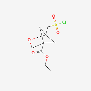 Ethyl 1-((chlorosulfonyl)methyl)-2-oxabicyclo[2.1.1]hexane-4-carboxylate