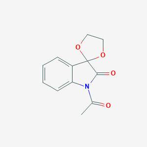 1'-Acetylspiro[1,3-dioxolane-2,3'-indole]-2'-one