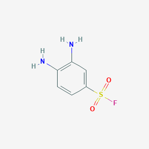 molecular formula C6H7FN2O2S B2596871 3,4-Diaminobenzenesulfonyl fluoride CAS No. 500587-13-3