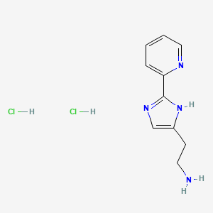 2-(2-(Pyridin-2-yl)-1H-imidazol-4-yl)ethan-1-amine dihydrochloride