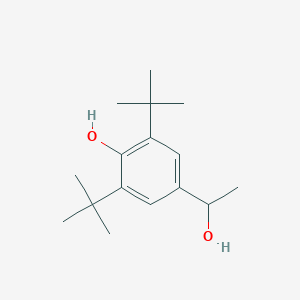 molecular formula C16H26O2 B259690 2,6-Ditert-butyl-4-(1-hydroxyethyl)phenol 