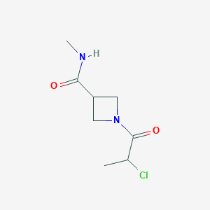 1-(2-Chloropropanoyl)-N-methylazetidine-3-carboxamide