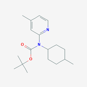 Tert-butyl N-(4-methylcyclohexyl)-N-(4-methylpyridin-2-yl)carbamate