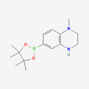 molecular formula C15H23BN2O2 B2596995 1-Methyl-1,2,3,4-tetrahydroquinoxaline-6-boronic Acid Pinacol Ester CAS No. 1235141-88-4