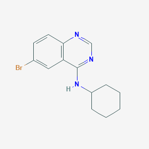 6-bromo-N-cyclohexylquinazolin-4-amine