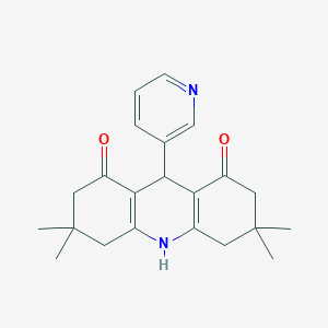 3,3,6,6-Tetra-ME-9-pyridin-3-YL-3,4,6,7,9,10-hexahydro-2H,5H-acridine-1,8-dione