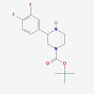 3-(3,4-Difluoro-phenyl)-piperazine-1-carboxylic acid tert-butyl ester
