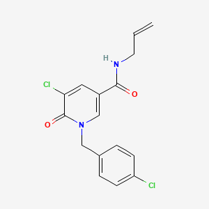 N-allyl-5-chloro-1-(4-chlorobenzyl)-6-oxo-1,6-dihydro-3-pyridinecarboxamide
