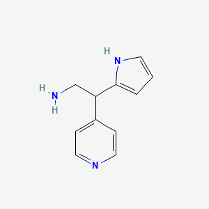 2-(pyridin-4-yl)-2-(1H-pyrrol-2-yl)ethan-1-amine