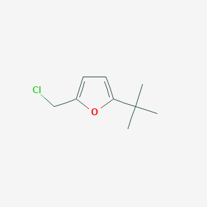 molecular formula C9H13ClO B2597066 2-(叔丁基)-5-(氯甲基)呋喃 CAS No. 790713-42-7