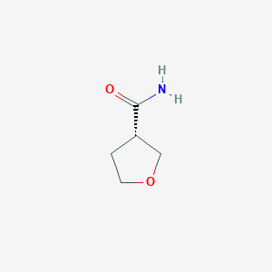 molecular formula C5H9NO2 B2597113 3-氧杂环己甲酰胺 CAS No. 871677-92-8