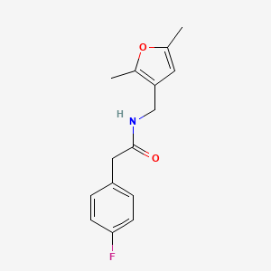 N-((2,5-dimethylfuran-3-yl)methyl)-2-(4-fluorophenyl)acetamide