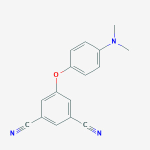 5-[4-(Dimethylamino)phenoxy]benzene-1,3-dicarbonitrile