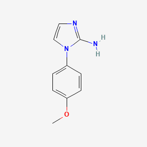 molecular formula C10H11N3O B2597183 1-(4-Methoxyphenyl)-1H-imidazol-2-amine CAS No. 21722-06-5