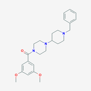 1-(1-Benzyl-4-piperidinyl)-4-(3,5-dimethoxybenzoyl)piperazine