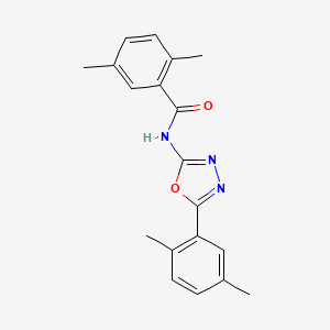 N-(5-(2,5-dimethylphenyl)-1,3,4-oxadiazol-2-yl)-2,5-dimethylbenzamide