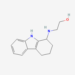 molecular formula C14H18N2O B2597266 2-(2,3,4,9-tetrahydro-1H-carbazol-1-ylamino)-1-ethanol CAS No. 174152-39-7