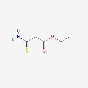 molecular formula C6H11NO2S B2597281 丙-2-基 2-氨基甲酰基乙酸酯 CAS No. 926211-46-3