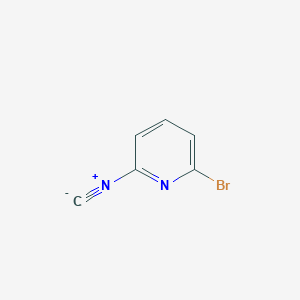 molecular formula C6H3BrN2 B2597283 2-Bromo-6-isocyanopyridine CAS No. 1313435-40-3