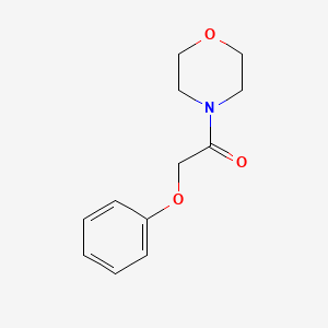 molecular formula C12H15NO3 B2597333 4-Phenoxyacetylmorpholine CAS No. 18495-00-6