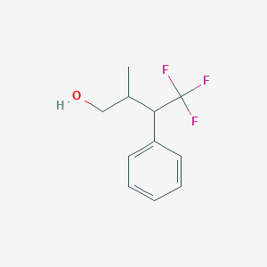 4,4,4-Trifluoro-2-methyl-3-phenylbutan-1-ol