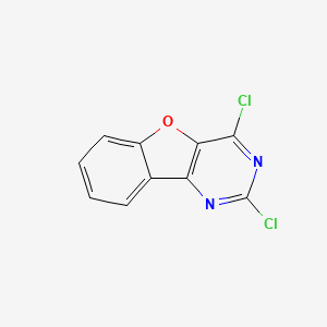 molecular formula C10H4Cl2N2O B2597367 2,4-Dichlorobenzofuro[3,2-D]pyrimidine CAS No. 160199-95-1