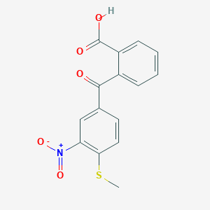 2-[4-(Methylthio)-3-nitrobenzoyl]benzoic acid